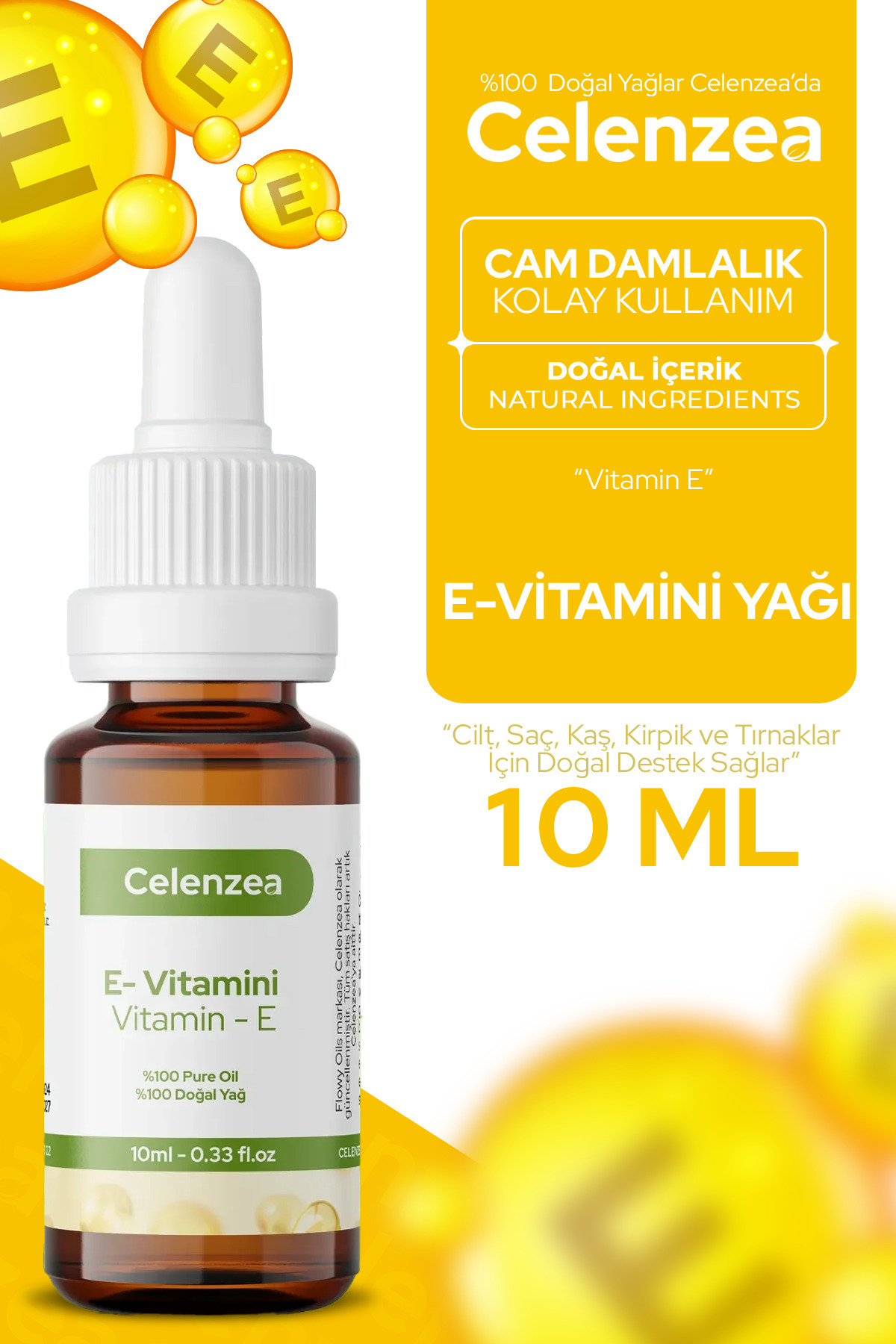 Flowy Oils E-vitamini & Vitamin-e 10ml