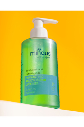 mindus Yağlı ve Karma Ciltler İçin Siyah Nokta Karşıtı Temizleme Jeli 200 ml