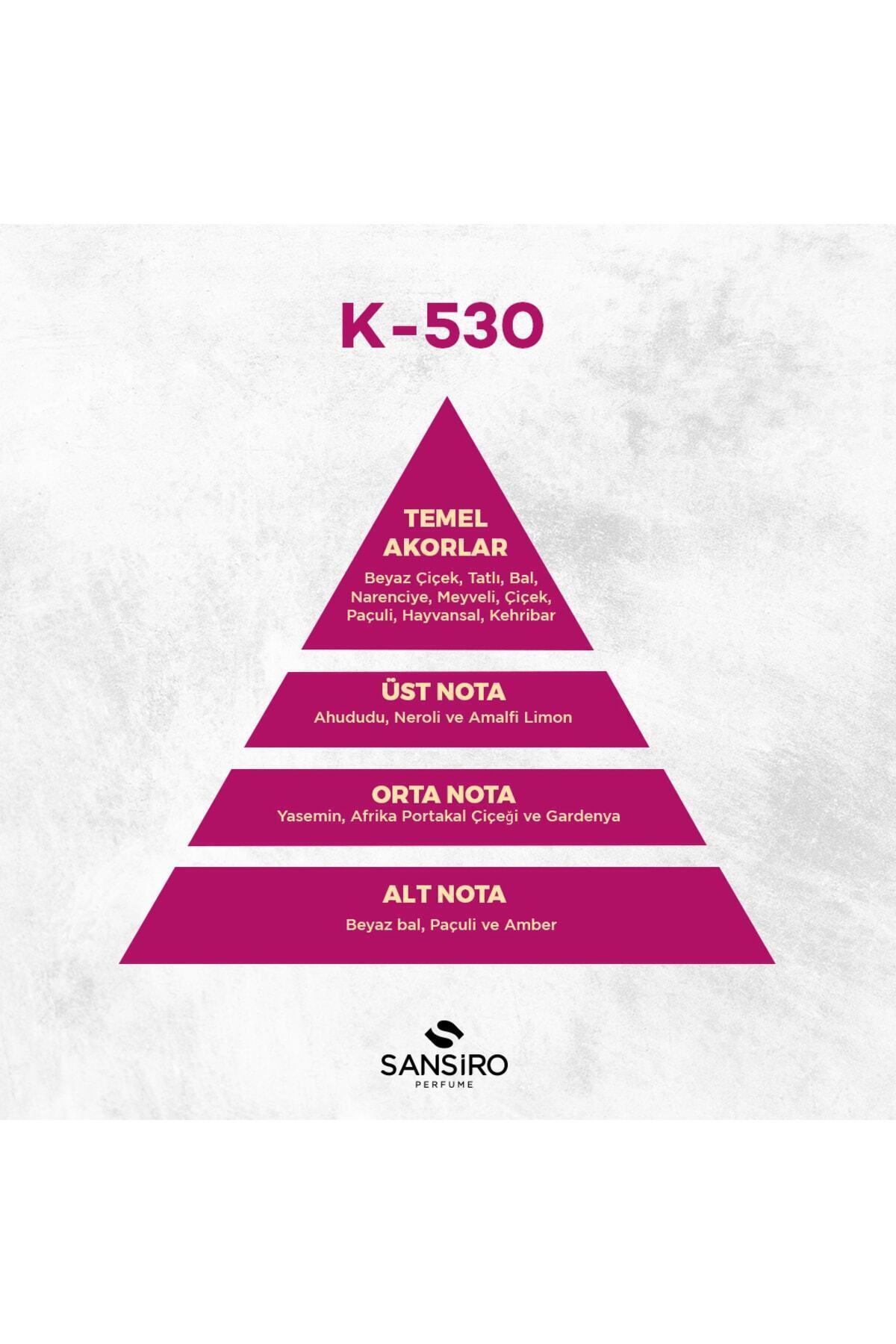 عطر زنانه K-530 ادوپرفیوم 50 میلیلیتری زنانه | سنسیرو Sansiro 1050.01010.2530 - تصویر 5