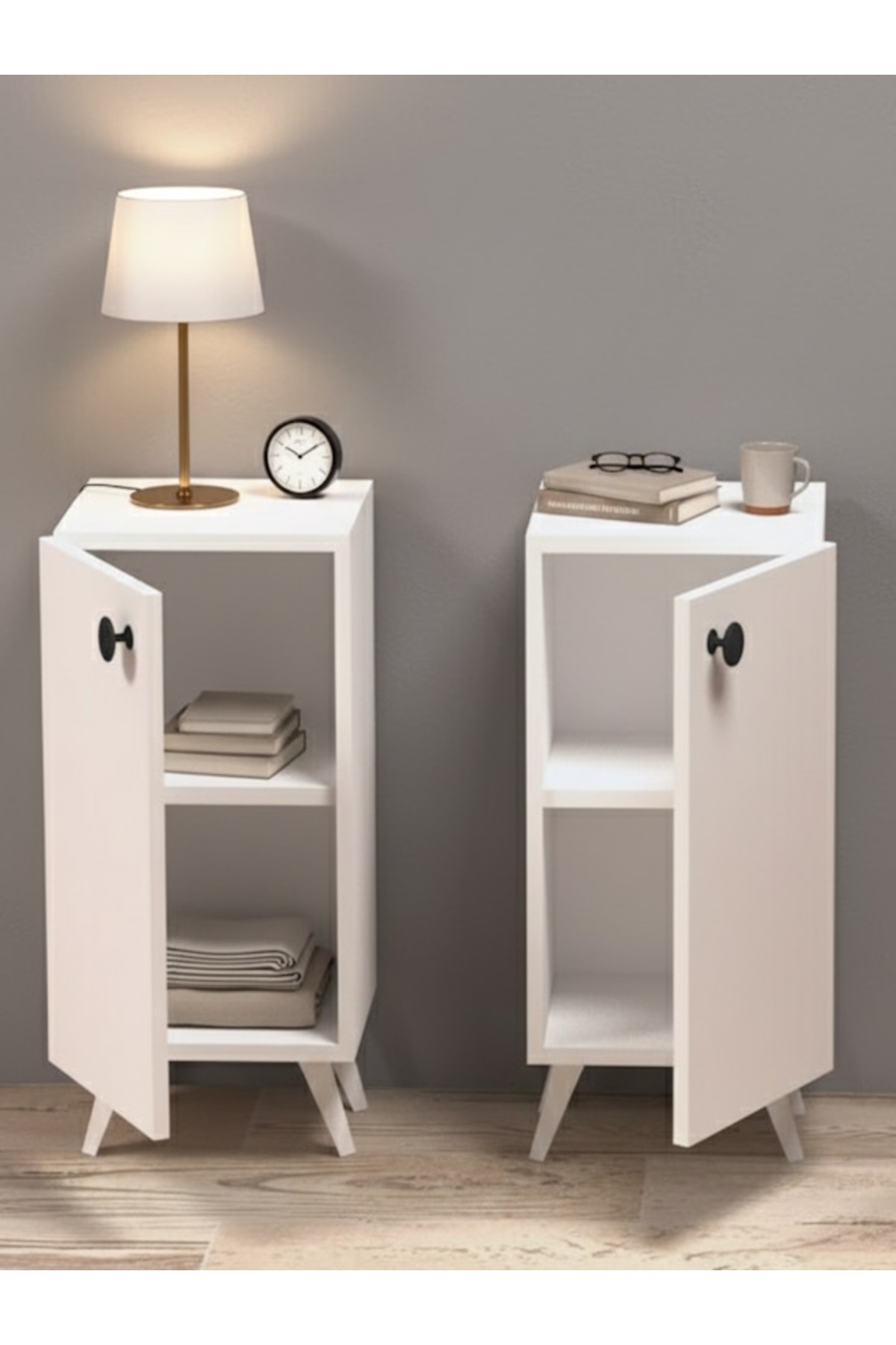 yamandekorasyon delhi komodin ikili sağ ve sol kapaklı