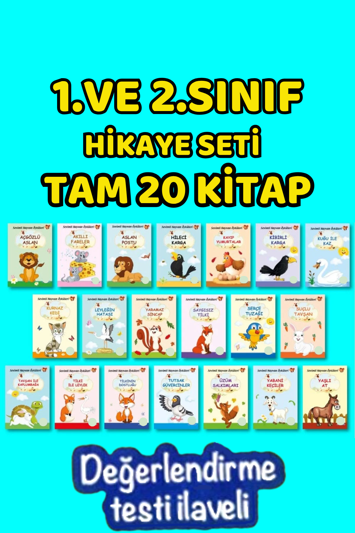 GÖNÜL YAYINCILIK 1. Ve 2. Sınıf Eğitici - Tavsiyeli Masallar 20 Hikaye Setim a5 Boy Resimli fotoğrafı 3 (önizleme)