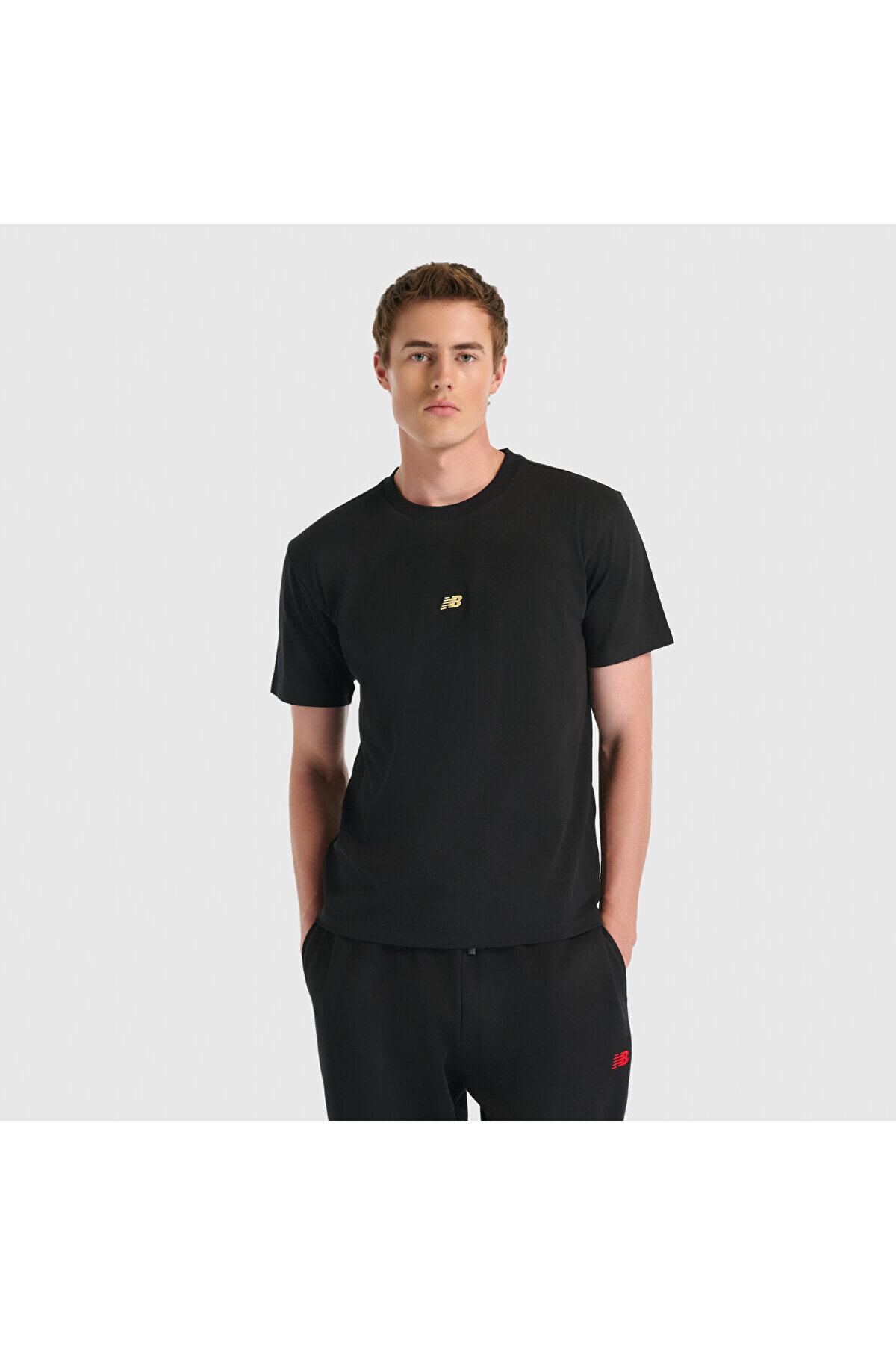 تی شرت مردانه مشکی MNT3528 نیو بالانس تی شرت New Balance
