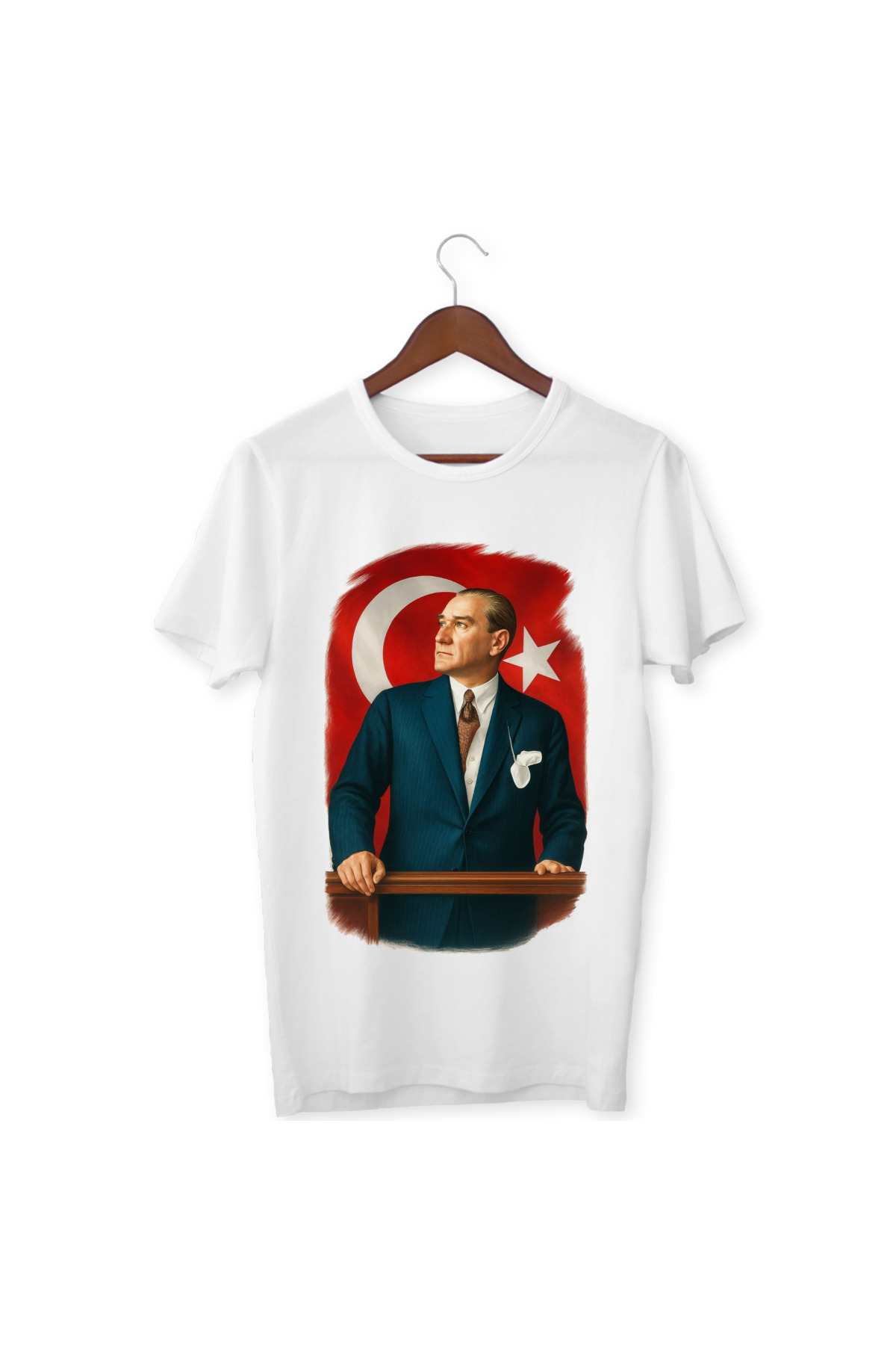 ALPŞAN TİCARET Atatürk Baskılı Çocuk Tişörtü 29 Ekim Çocuk Tişörtü Cumhuriyet Bayramı Tişört
