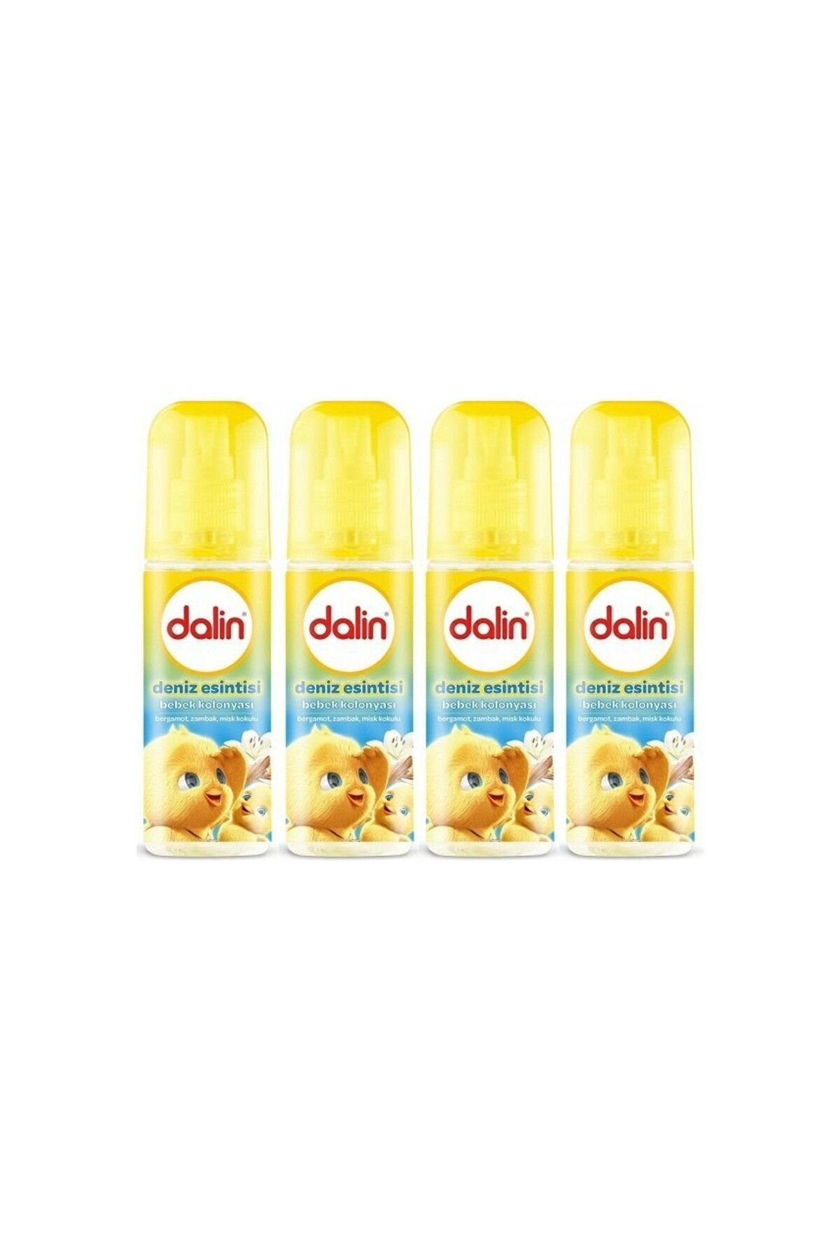 Dalin Bebe Kolonyası 150 Ml Deniz Esintisi x4 Adet fotoğrafı 2 (önizleme)