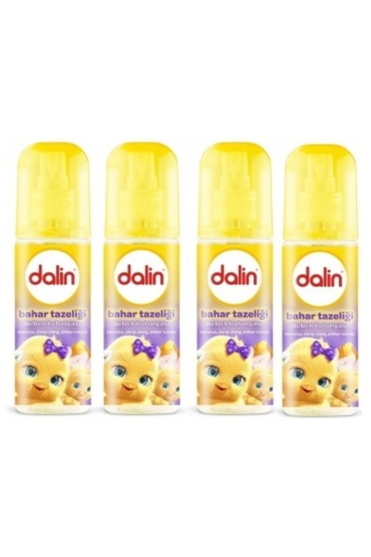 Dalin Bebe Kolonyası 150 Ml Bahar Tazeliği x4 Adet fotoğrafı 2 (önizleme)