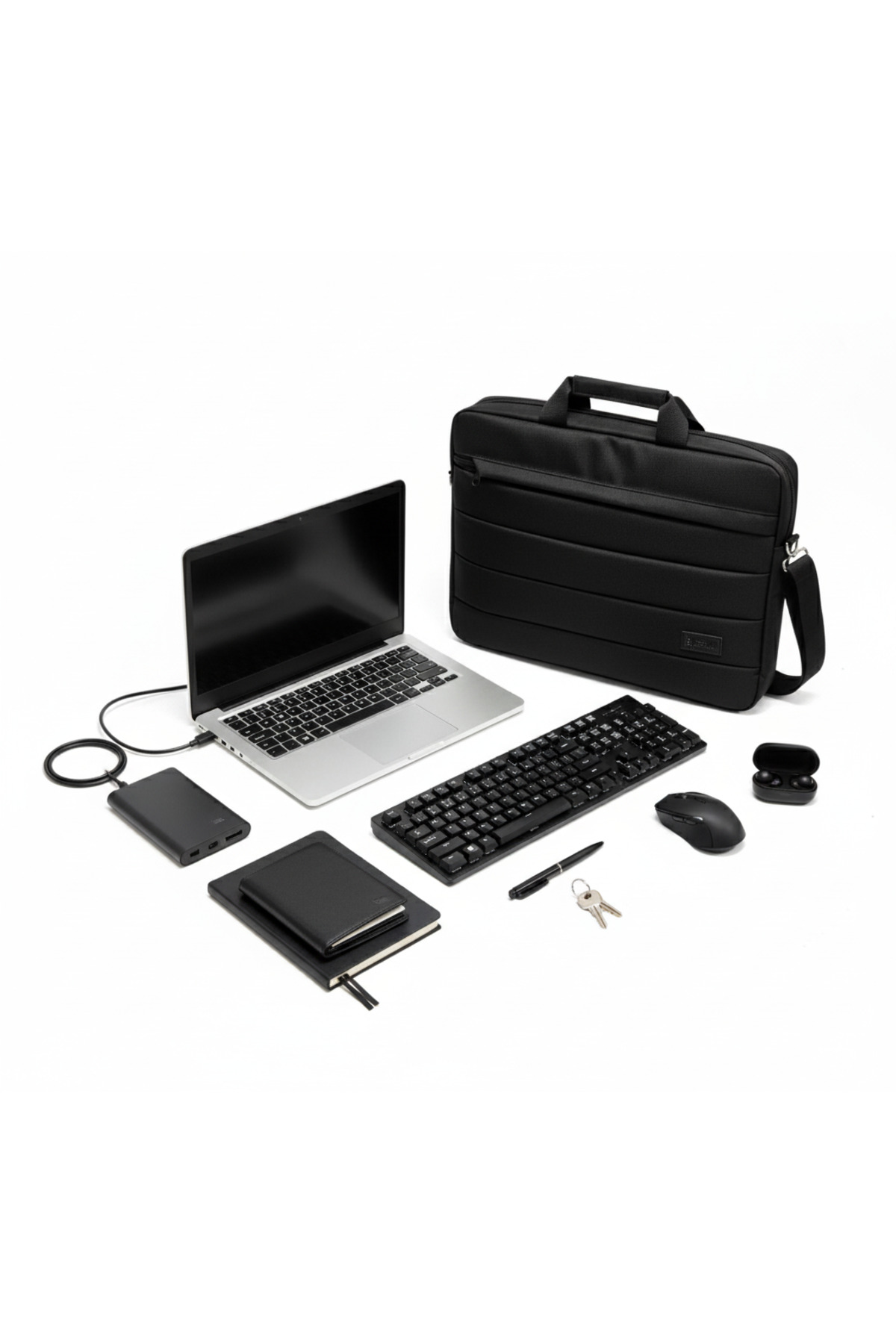 Exception  17 Inç Laptop Çantası, Notebook Çantası, Evrak Çantası, Su Geçirmez Kumaş - Görsel 3