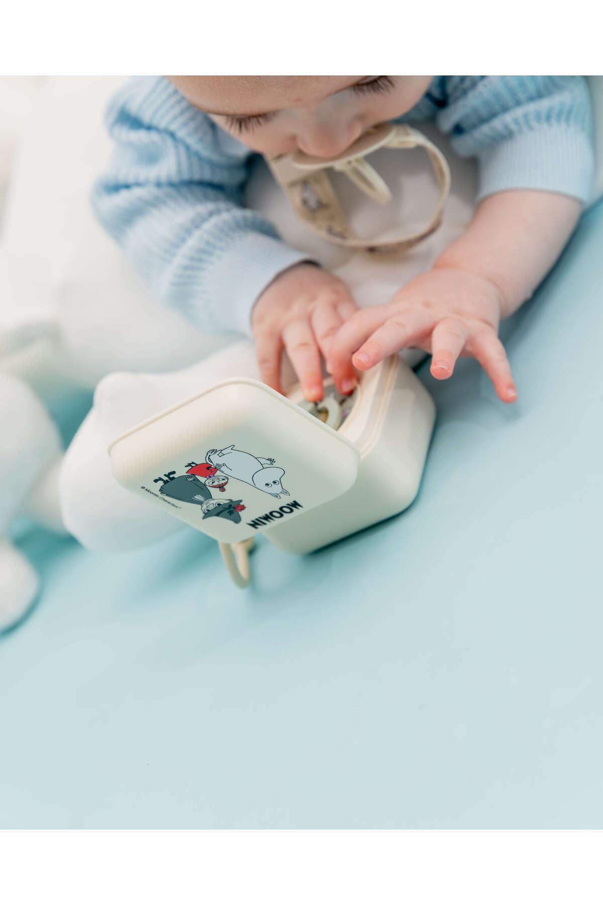 Bibs X Moomin Pacifier Box Emzik Kutusu-Ivory fotoğrafı 5 (önizleme)