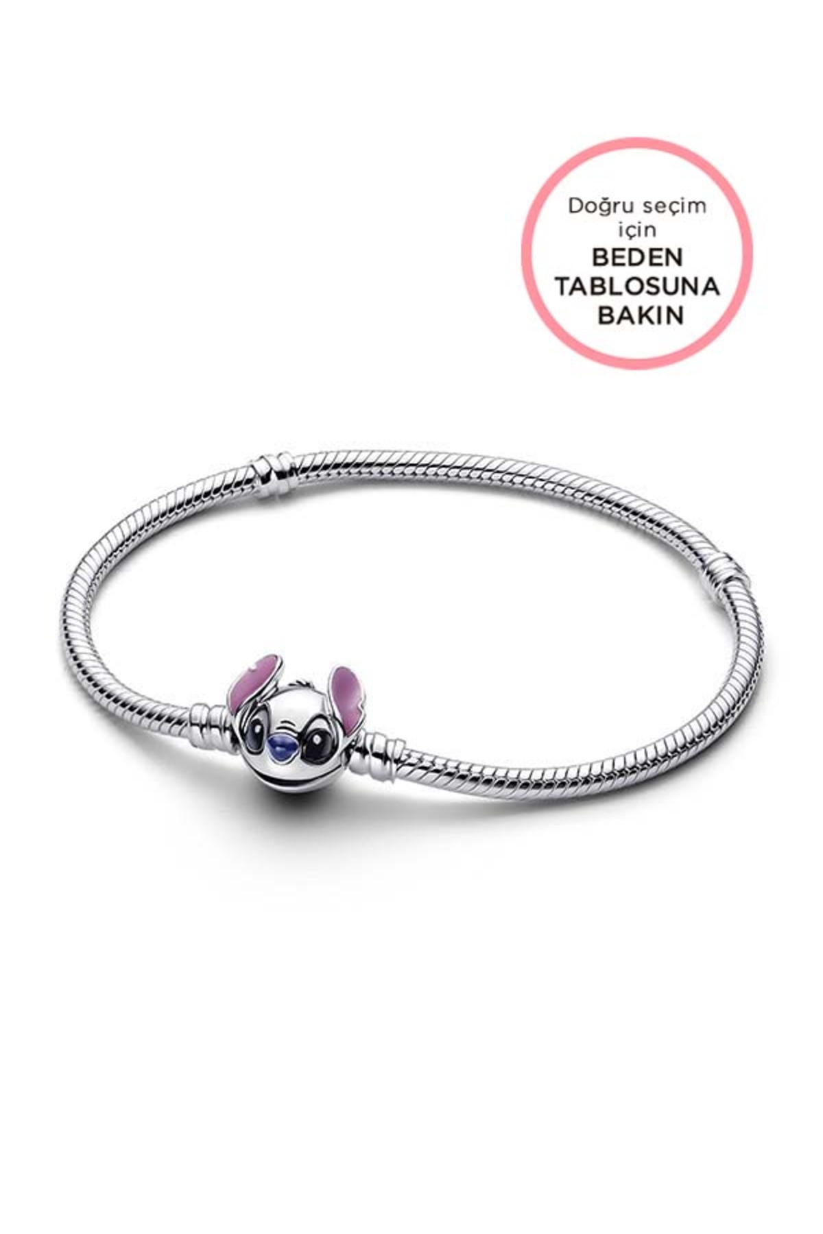 Pandora Disney Stitch Yılan Zinciri Bileklik