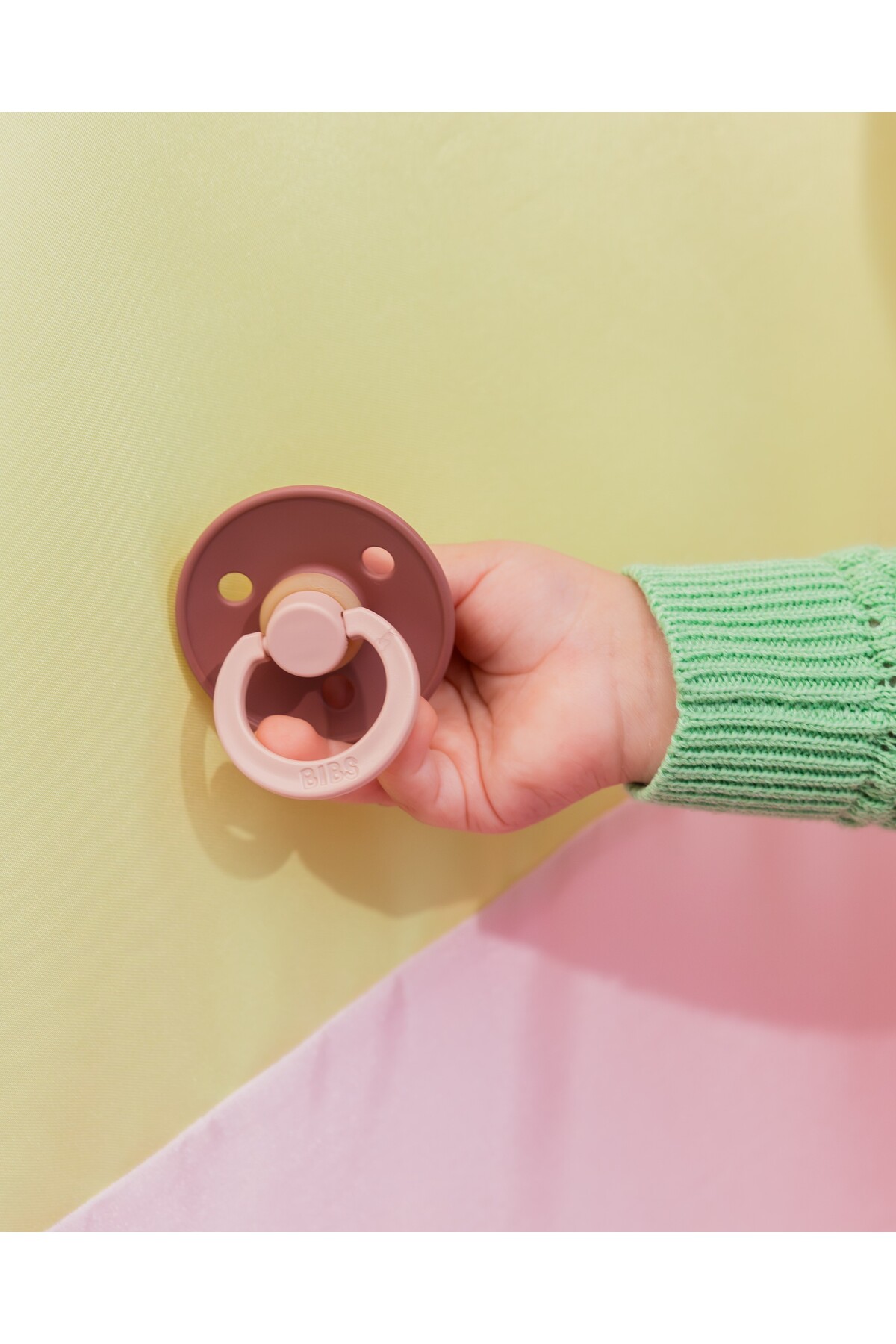Bibs Studio Colour Fusion Emzik-Woodchuck/Blush 0-6 Ay