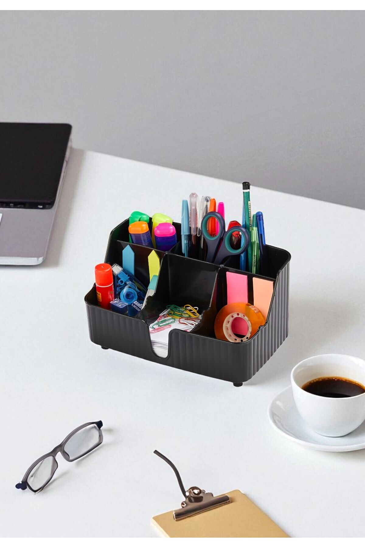 BN Cosmetics Çok Amaçlı Masaüstü Organizer | Kalemlik, Makyaj Düzenleyici, Banyo , Ofis Malzeme Kutusu