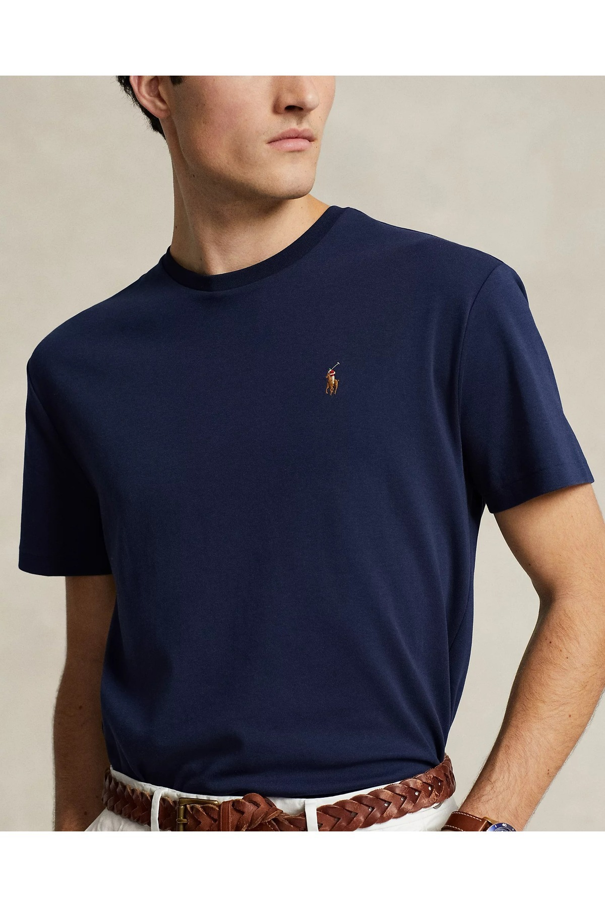 تی شرت مردانه راسته آستین کوتاه | رالف لورن Ralph Lauren 710740727003 - تصویر 3