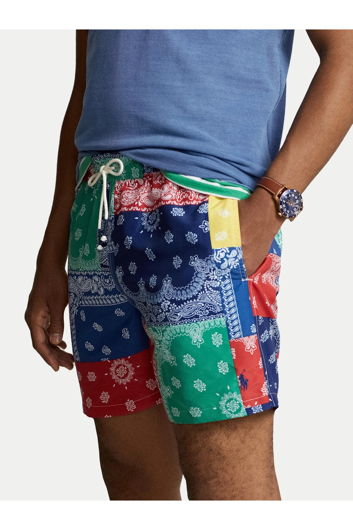 مایو مردانه طرح دار | رالف لورن Ralph Lauren 710936460001 - تصویر 3