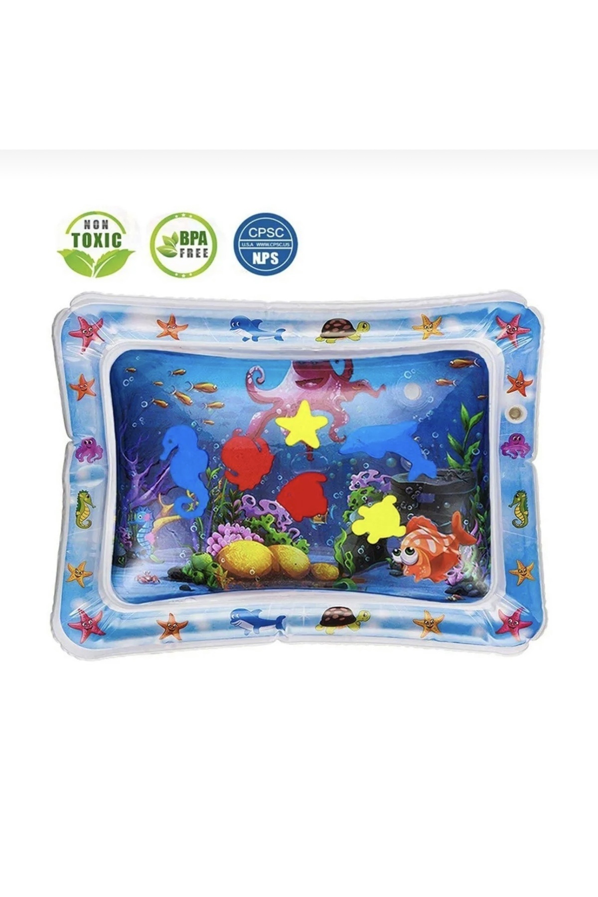 Happy Toys Bebek Su Matı Karın Zamanı Şişme Su Oyun Matı Duyusal 3-12 Ay Bebek