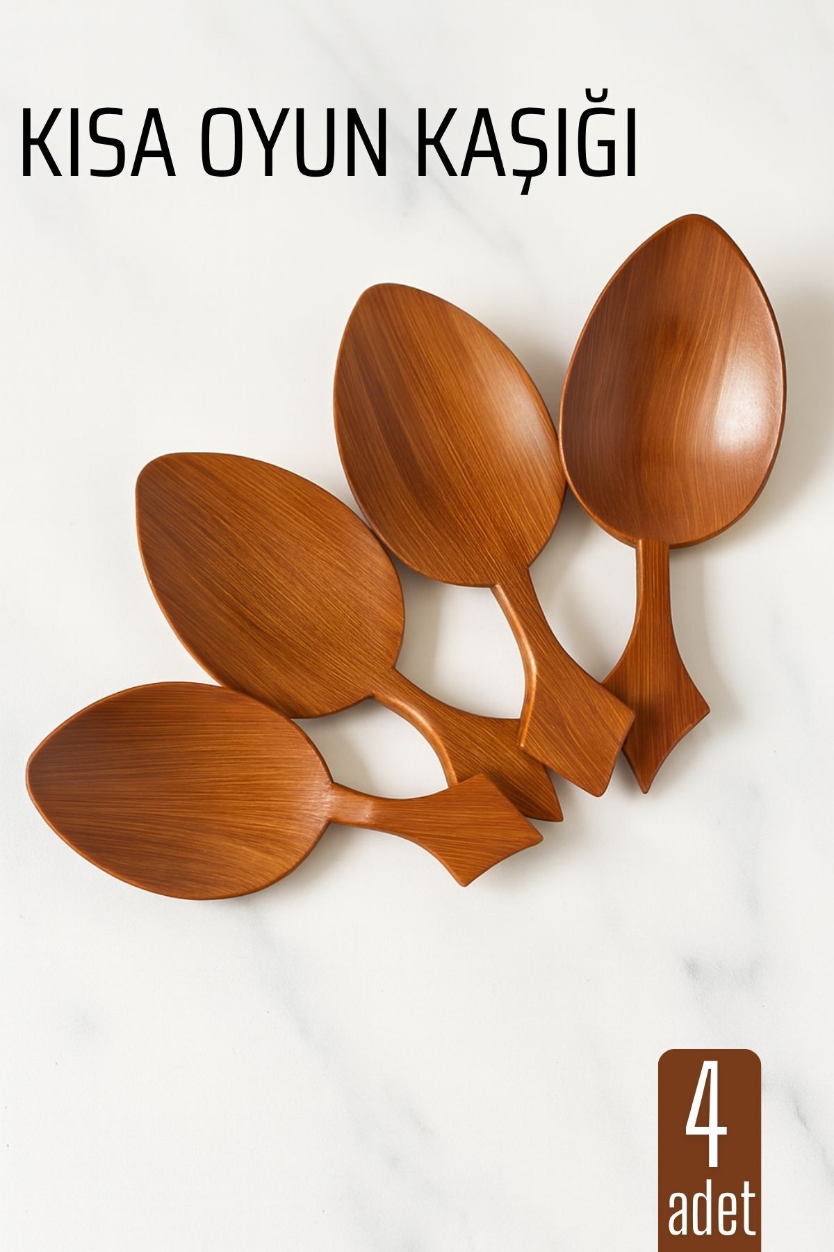 KaktüsKedi Mika Küçük 4 Adet Oyun Kaşığı 714519