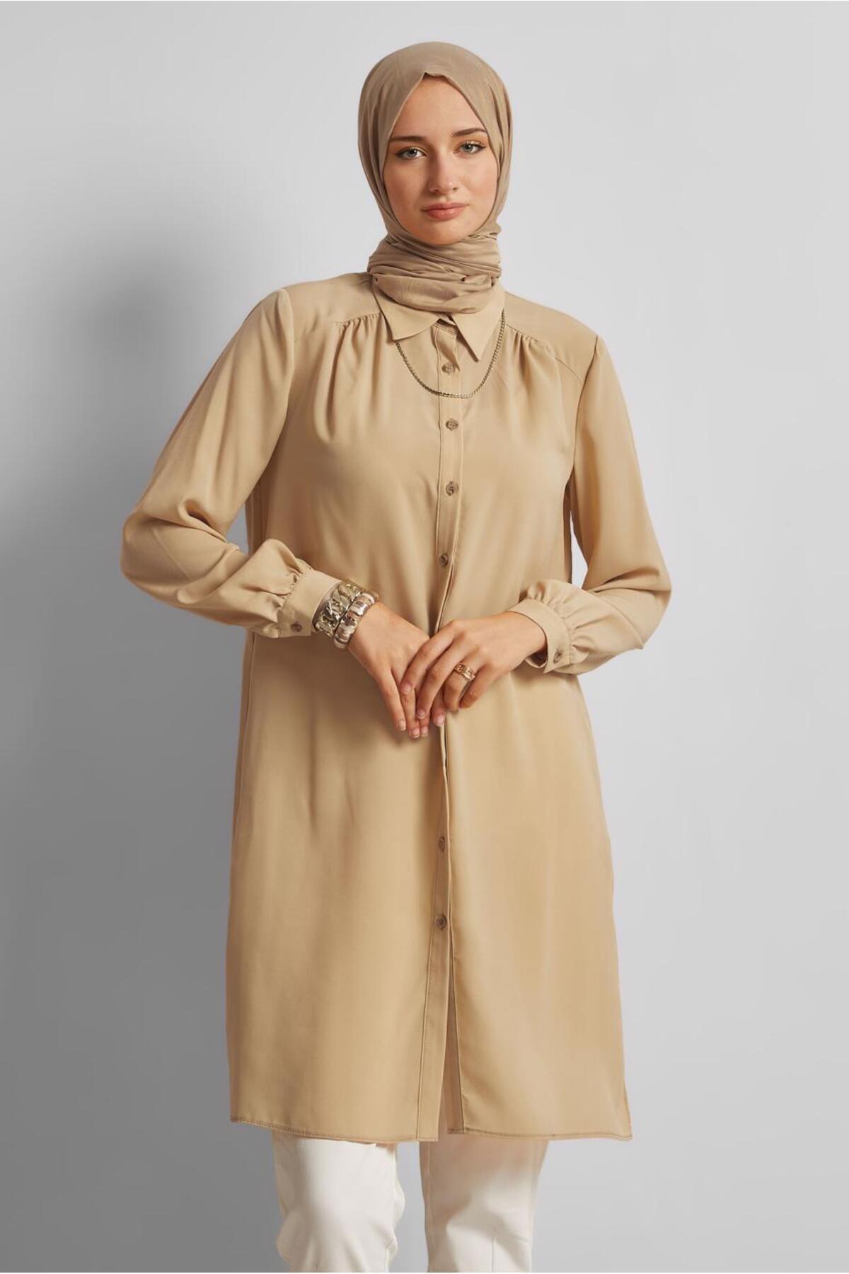 آلوینا پیراهن یقهدار تونیک ۴۵۴۱۶ آلوینا پیراهن یقهدار تونیک ۴۵۴۱۶