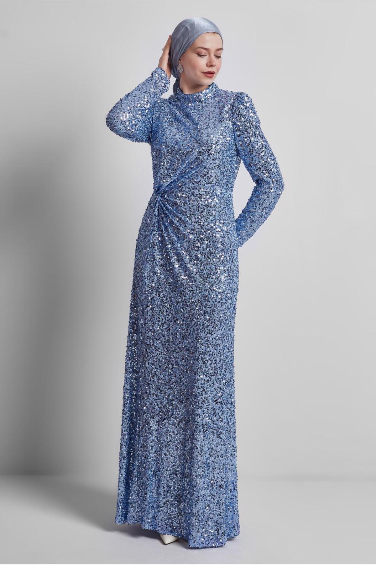 آلوینا لباس شب پولک دوزی شده ۵۰۴۳۴ آلوینا لباس شب پولک دوزی شده ۵۰۴۳۴