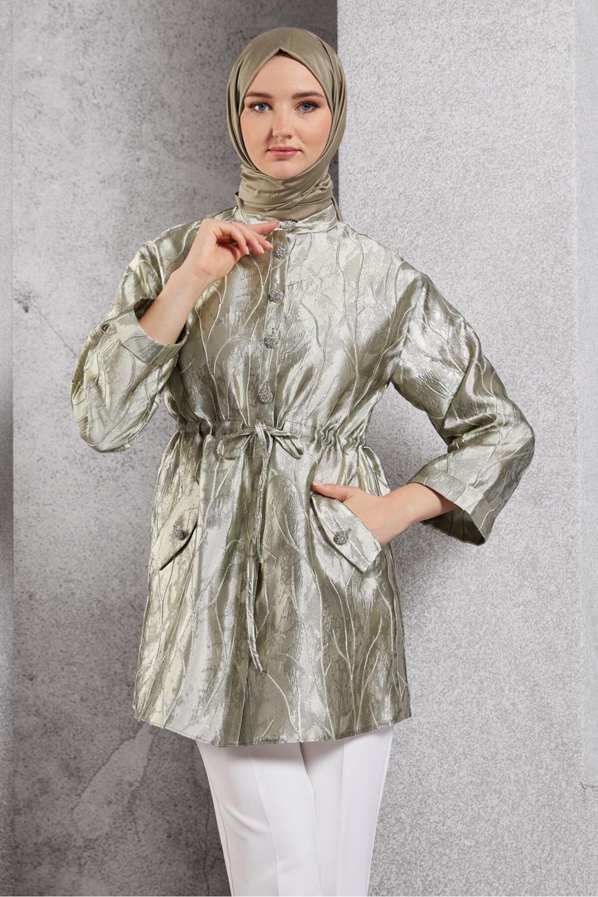 آلوینا تونیک حجاب ژاکارد ۴۴۷۳۸ آلوینا تونیک حجاب ژاکارد ۴۴۷۳۸