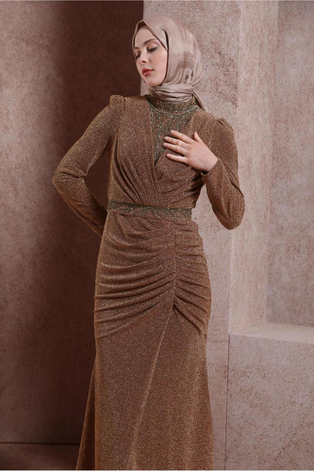 آلوینا لباس شب اکلیلی ۵۰۴۱۲ آلوینا لباس شب اکلیلی ۵۰۴۱۲