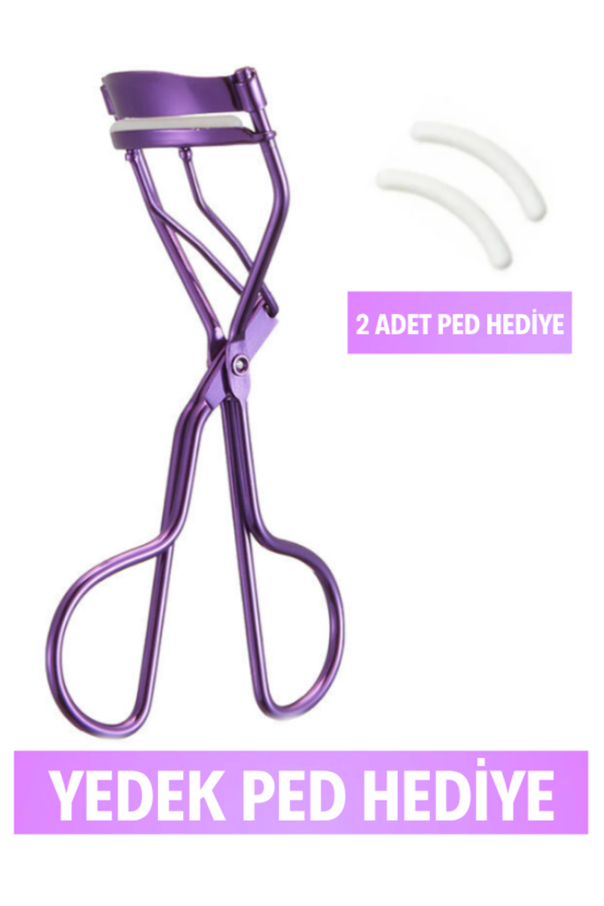 Kirpik Kıvırıcı Kirpik Makası Pro Eyelash Curler Makyaj Maskara Rimel Eyeliner Uyumlu Kirpik Kıvırma Makası — بنفش morkirpikkıvırıcı — تصویر 2 از 6