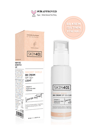 Skin401 Multi-fonksiyonel Aydınlatıcı BB Krem SPF 50+ / Açık Cilt Tonu 50ml (...