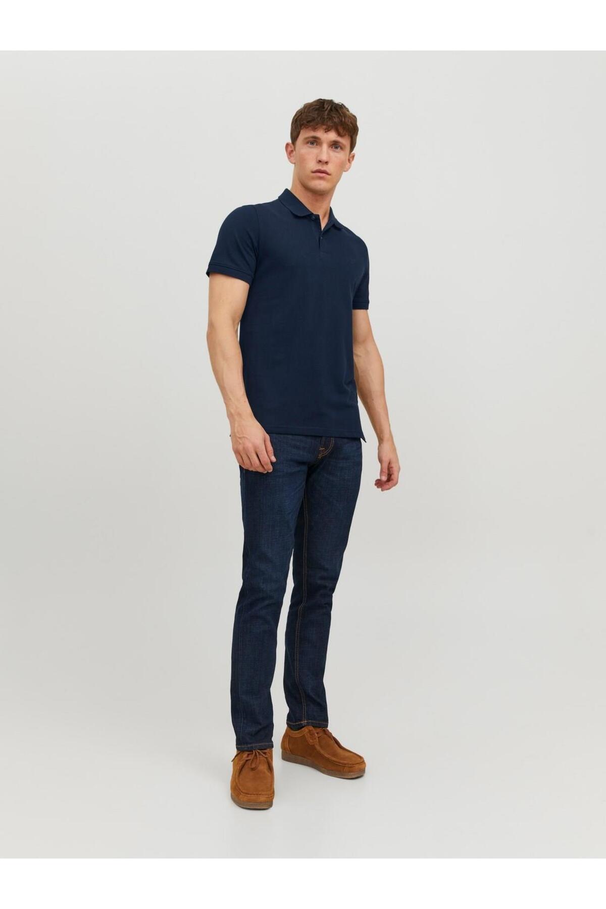 تیشرت یقه پلو مردانه راسته آستین کوتاه | جک اند جونز Jack & Jones 121365161 - تصویر 3
