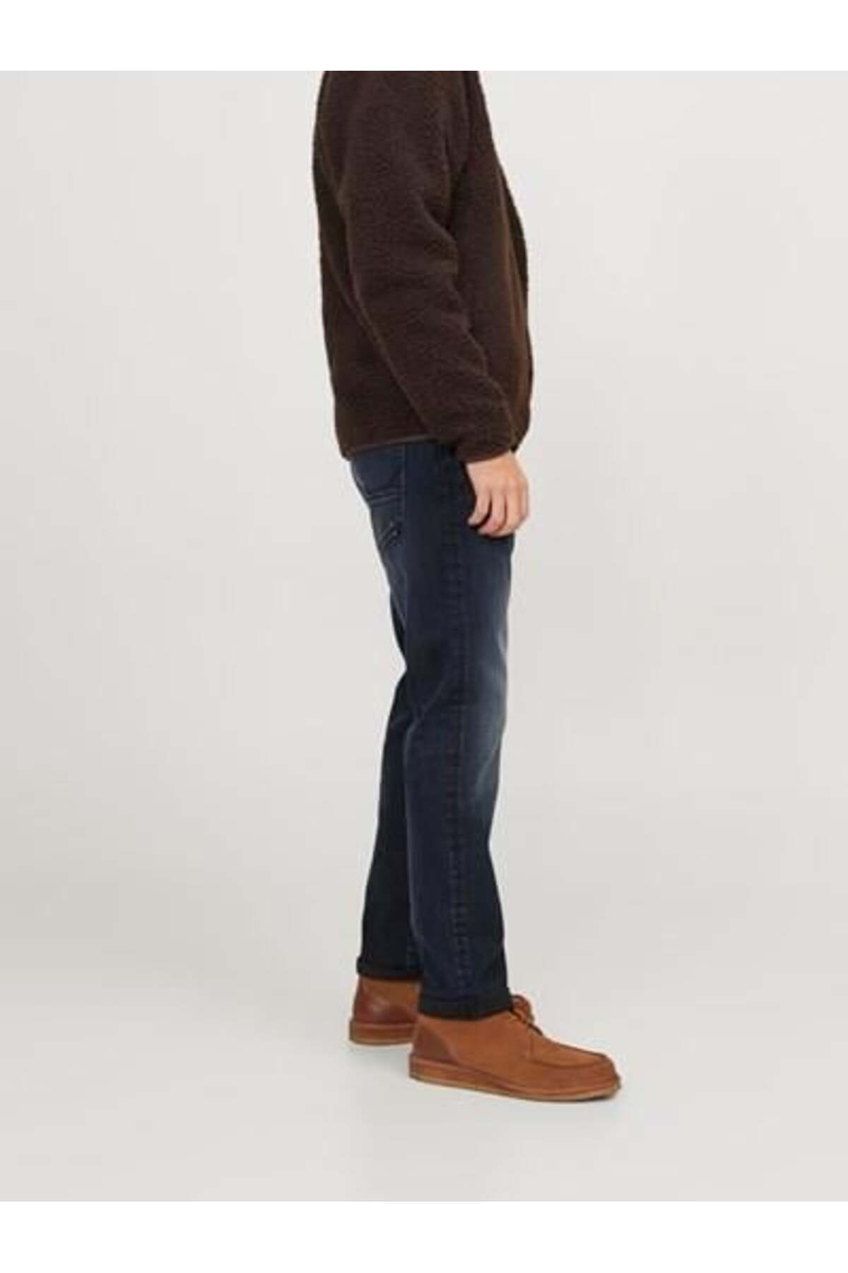 شلوار جین مردانه راسته | جک اند جونز Jack & Jones 12252901 - تصویر 4