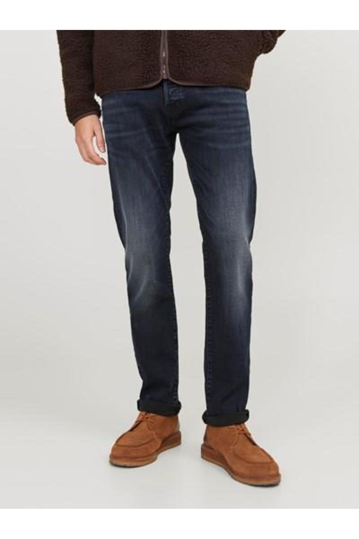 شلوار جین مردانه راسته | جک اند جونز Jack & Jones 12252901 - تصویر 8