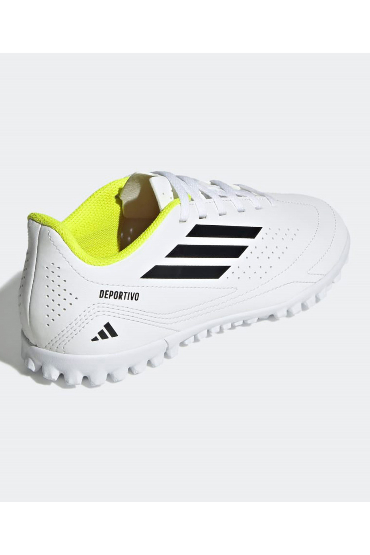 حذاء كرة قدم للأطفال من ديبورتيفو 3 - أبيض/أسود