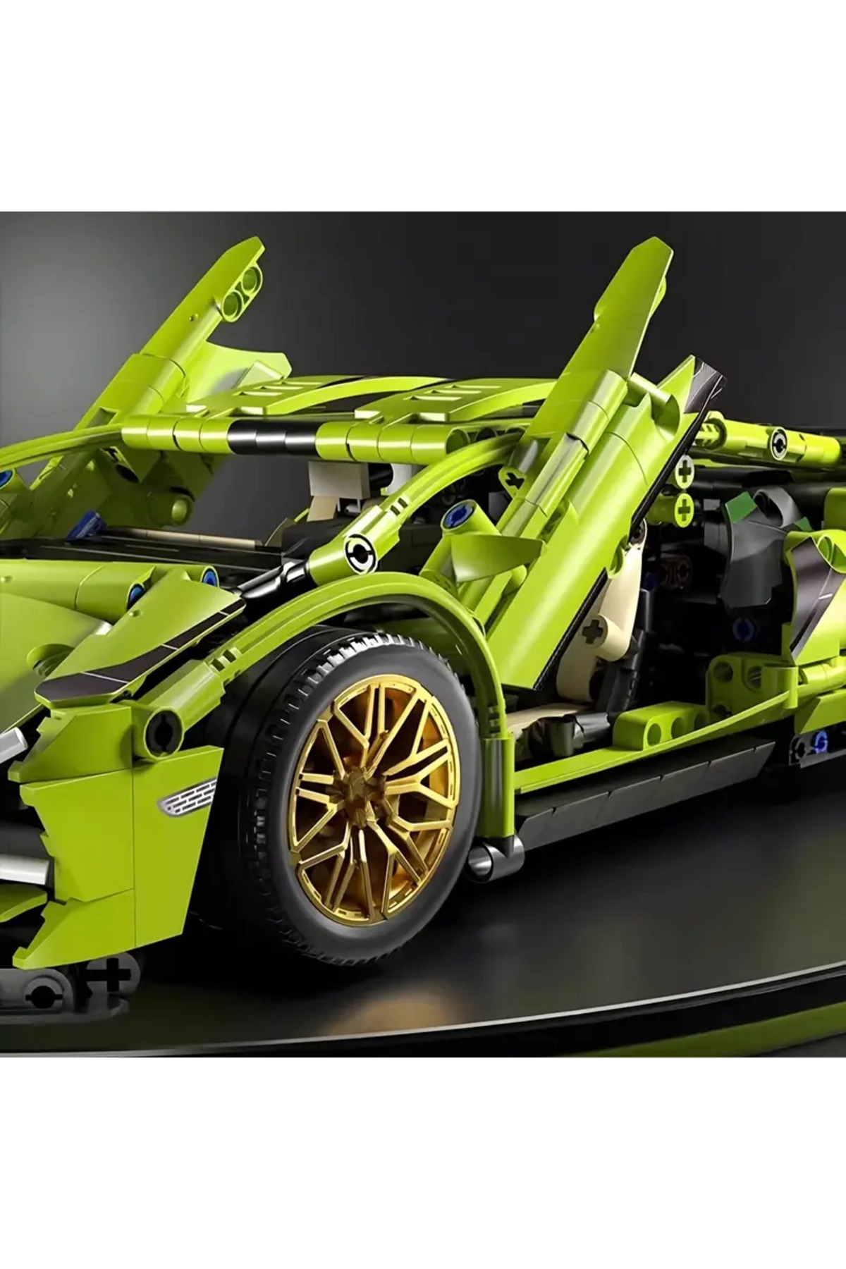 مجموعه مدل بلوکی ساخت خودروی اسپرت، پازل، برای علاقه‌مندان به خودروهای مسابقه‌ای، کودکان، بچه‌ها، دوستان، تولد ...