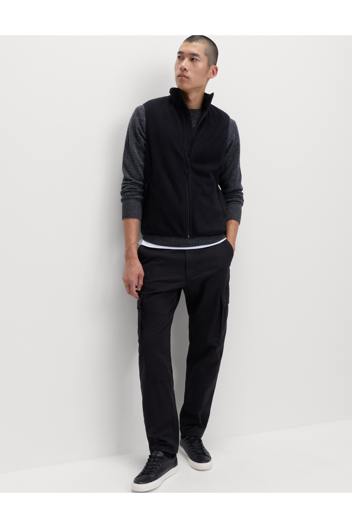 Marks & Spencer  Fermuarlı Polar Yelek - Görsel 3