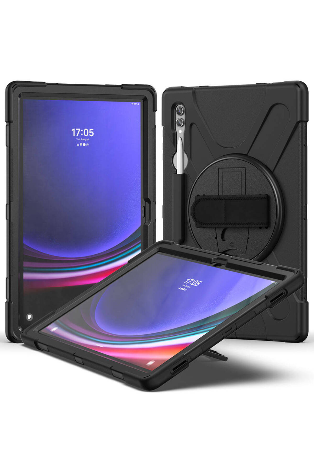 Galaxy Tab S9 Ultra Defender Tablet Silikon - SiyahUyumlu