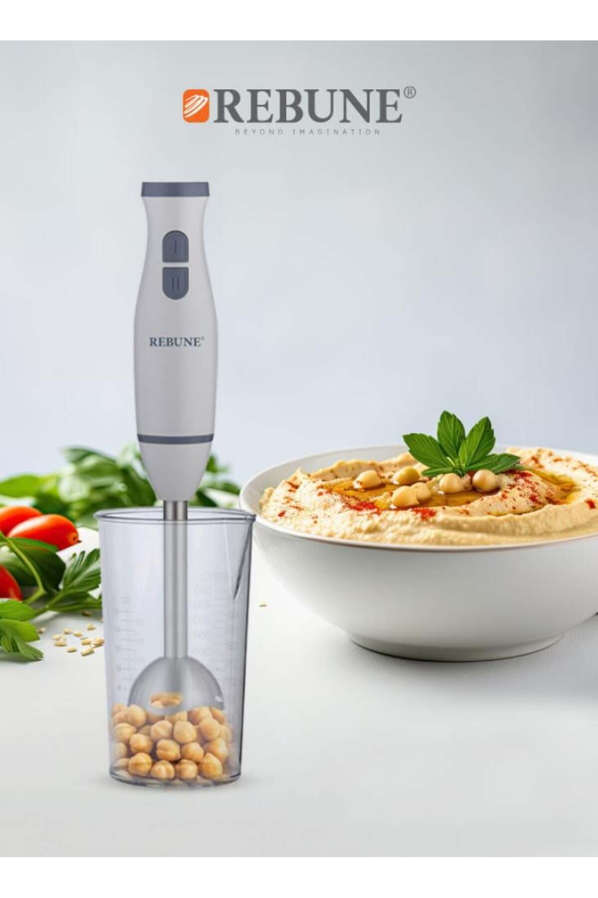 خلاط يدوي كهربائي 3 في 1 – RE-2-129 تصميم مدمج بقوة حتى 400 واط