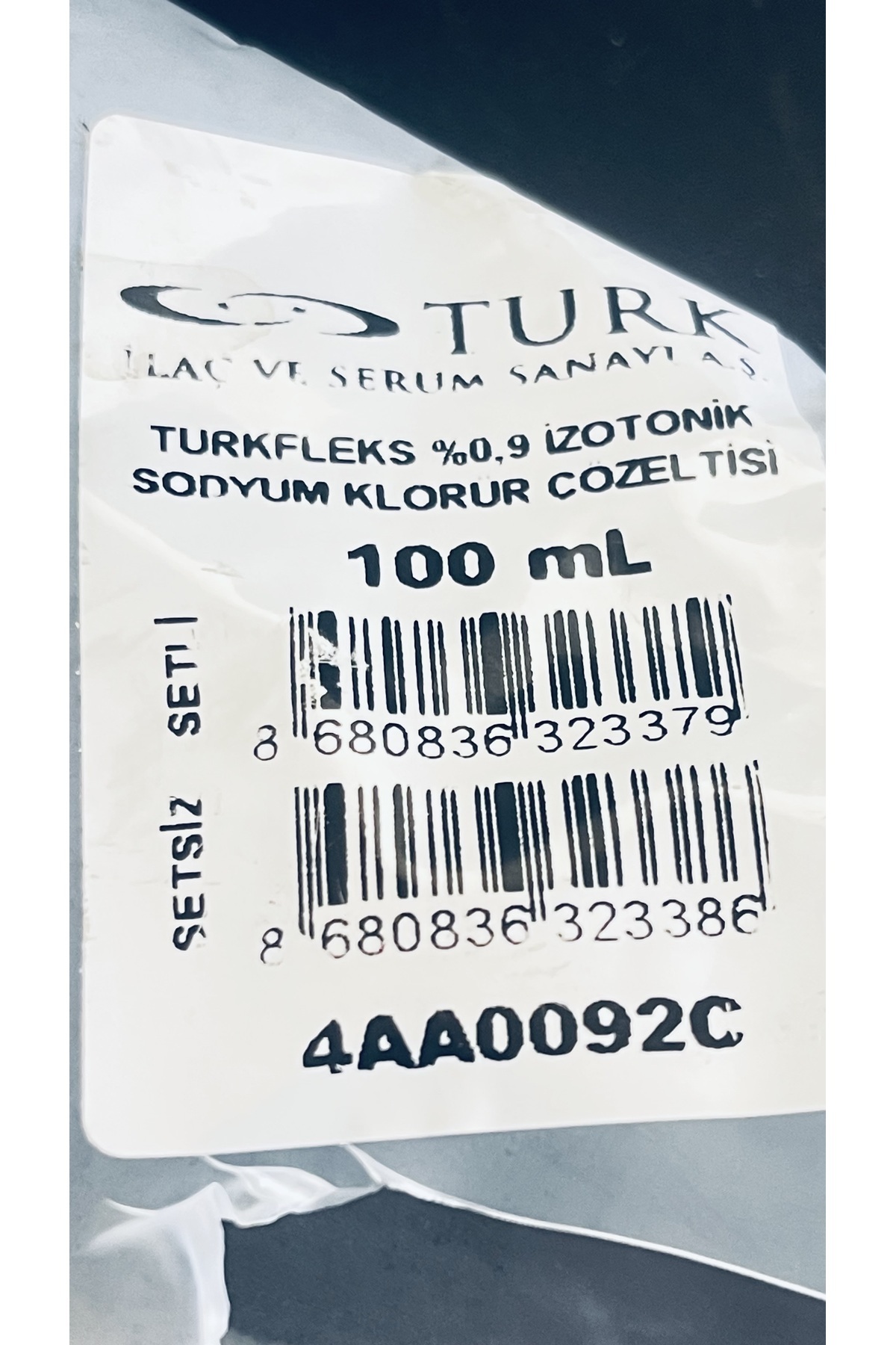 TURKFLEKS İZOTONİK SERUM ÇÖEZELTİ 100 ML