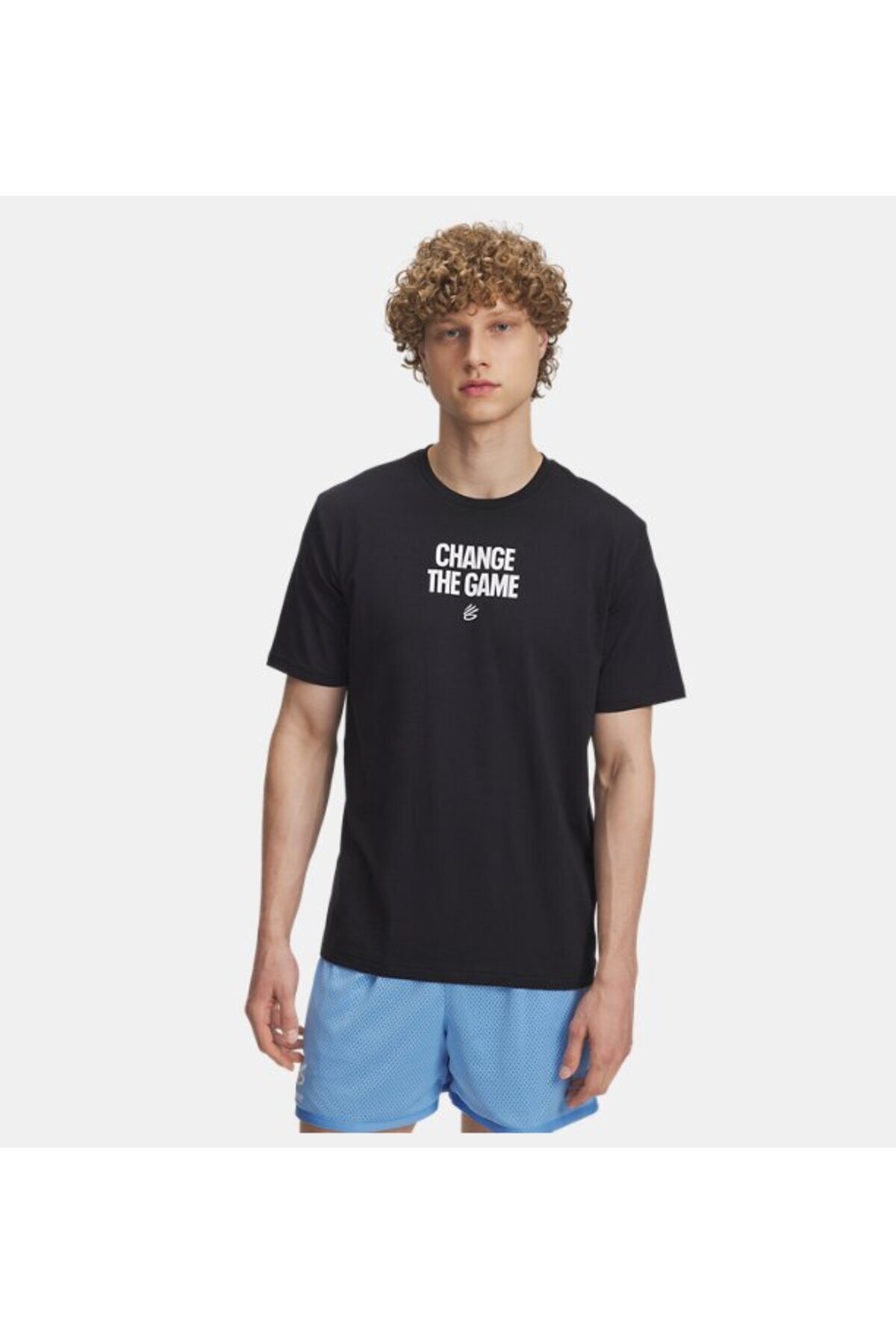 آندر آرمور تی شرت مردانه طرح UA Curry مدل Playable کد 6007304-001