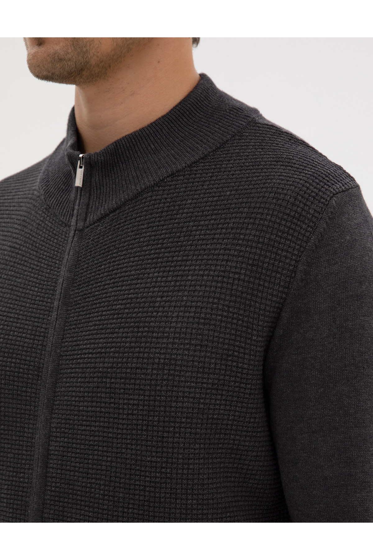 ژاکت کشی مردانه راسته آستین بلند | پیر کاردین Pierre Cardin 50317341 - تصویر 7