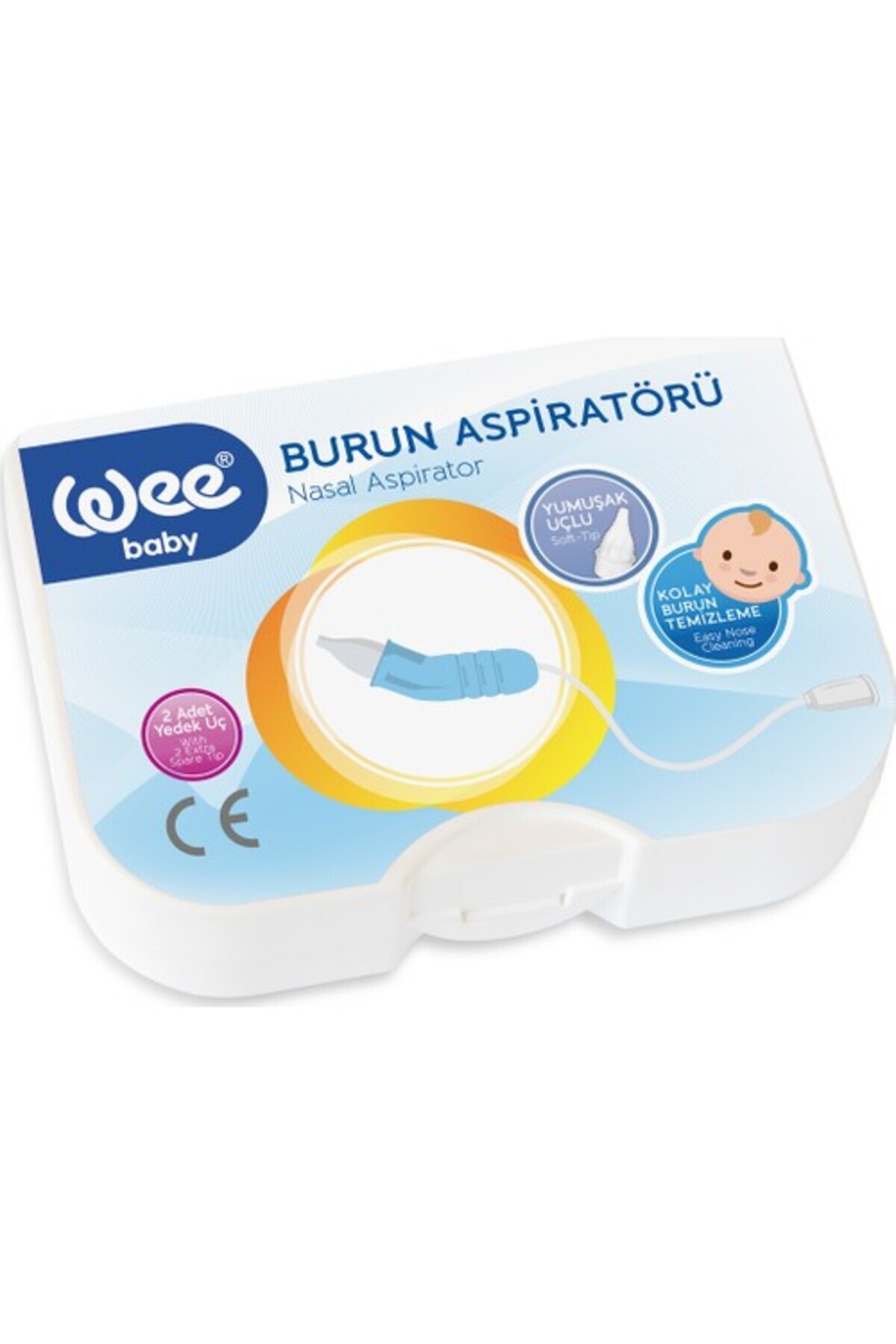 Wee Baby Wee 162 Nasal Burun Aspiratörü 2 Yedekli fotoğrafı 3 (önizleme)