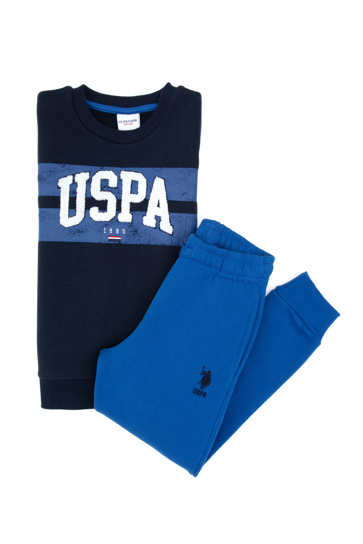 یو اس پولو ست لباس خواب پسرانه سرمهای 50318683-VR033 یو اس پولو ست لباس خواب پسرانه سرمهای 50318683-VR033