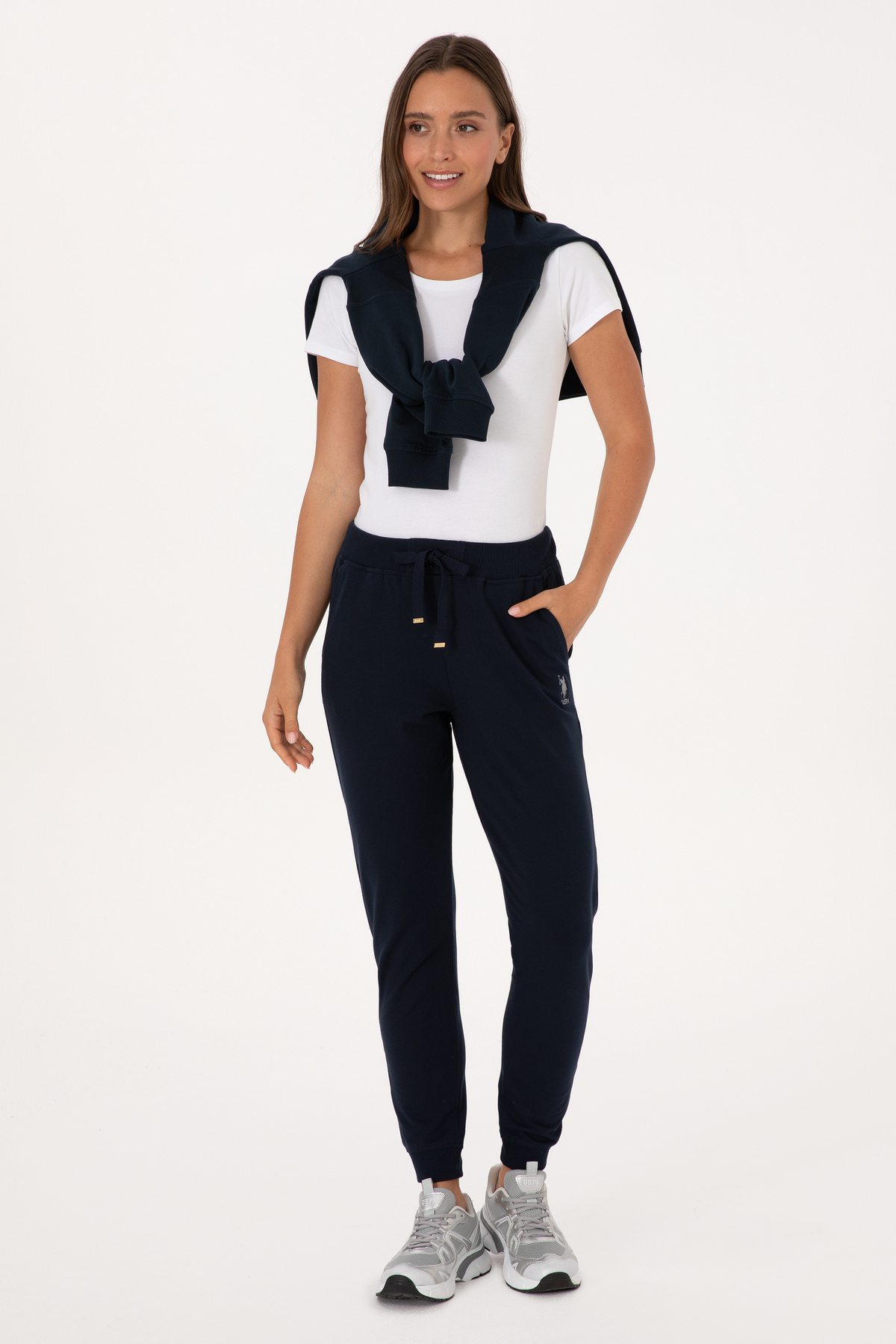 U.S. Polo Assn. Kadın Lacivert Jogger Eşofman Altı 50313584-VR033