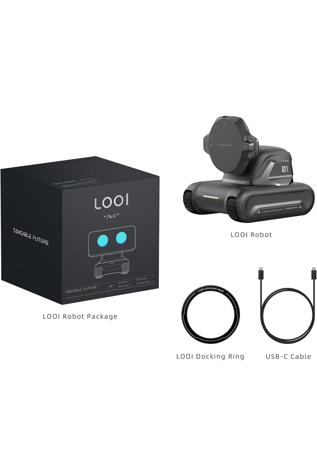 TangibleFuture LOOI Akıllı Masa Robotu – ChatGPT Destekli AI