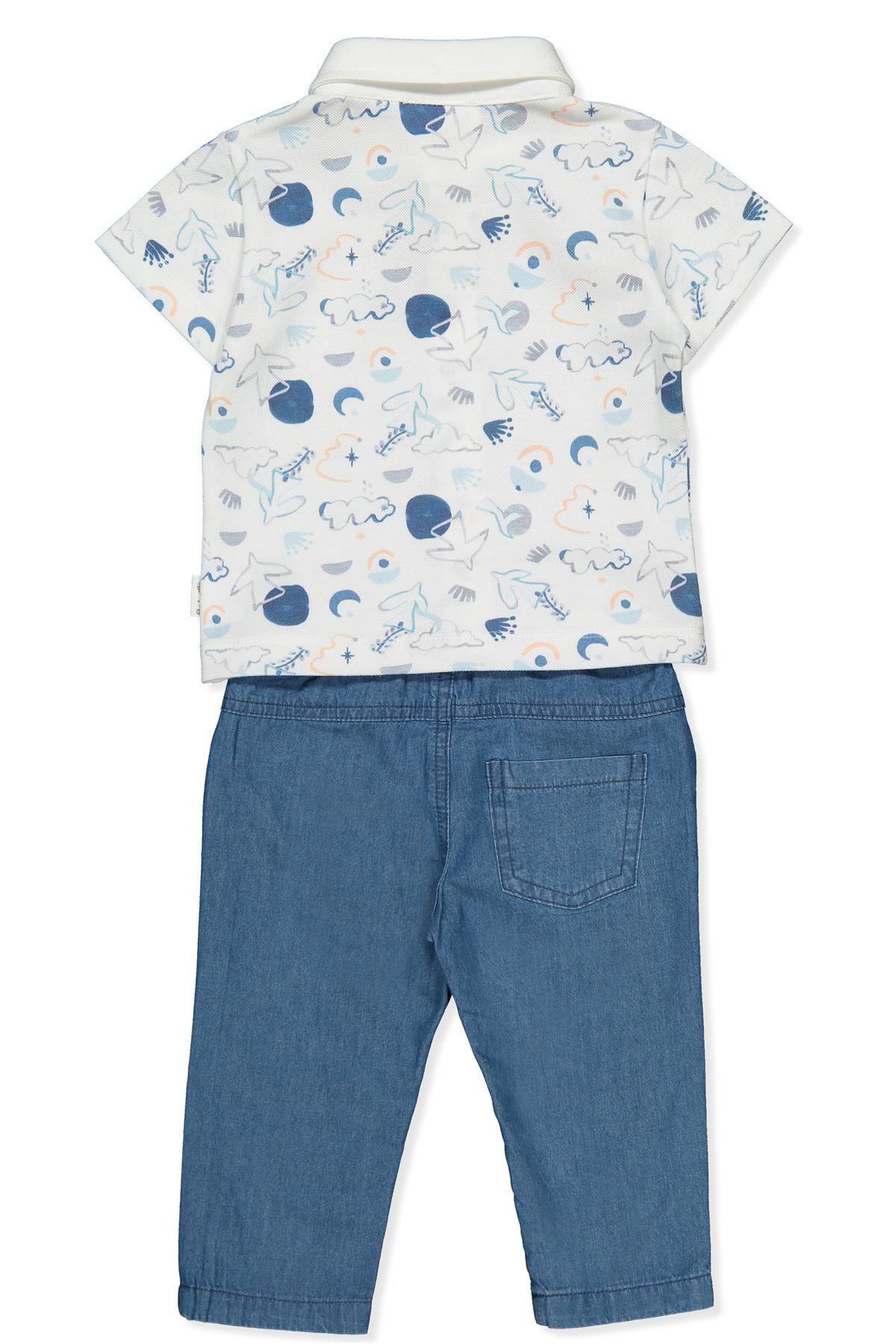 Bebetto PİKE GÖMLEK 2Lİ TAKIM (OUTSIDE THE WORLD) LACİVERT fotoğrafı 2 (önizleme)