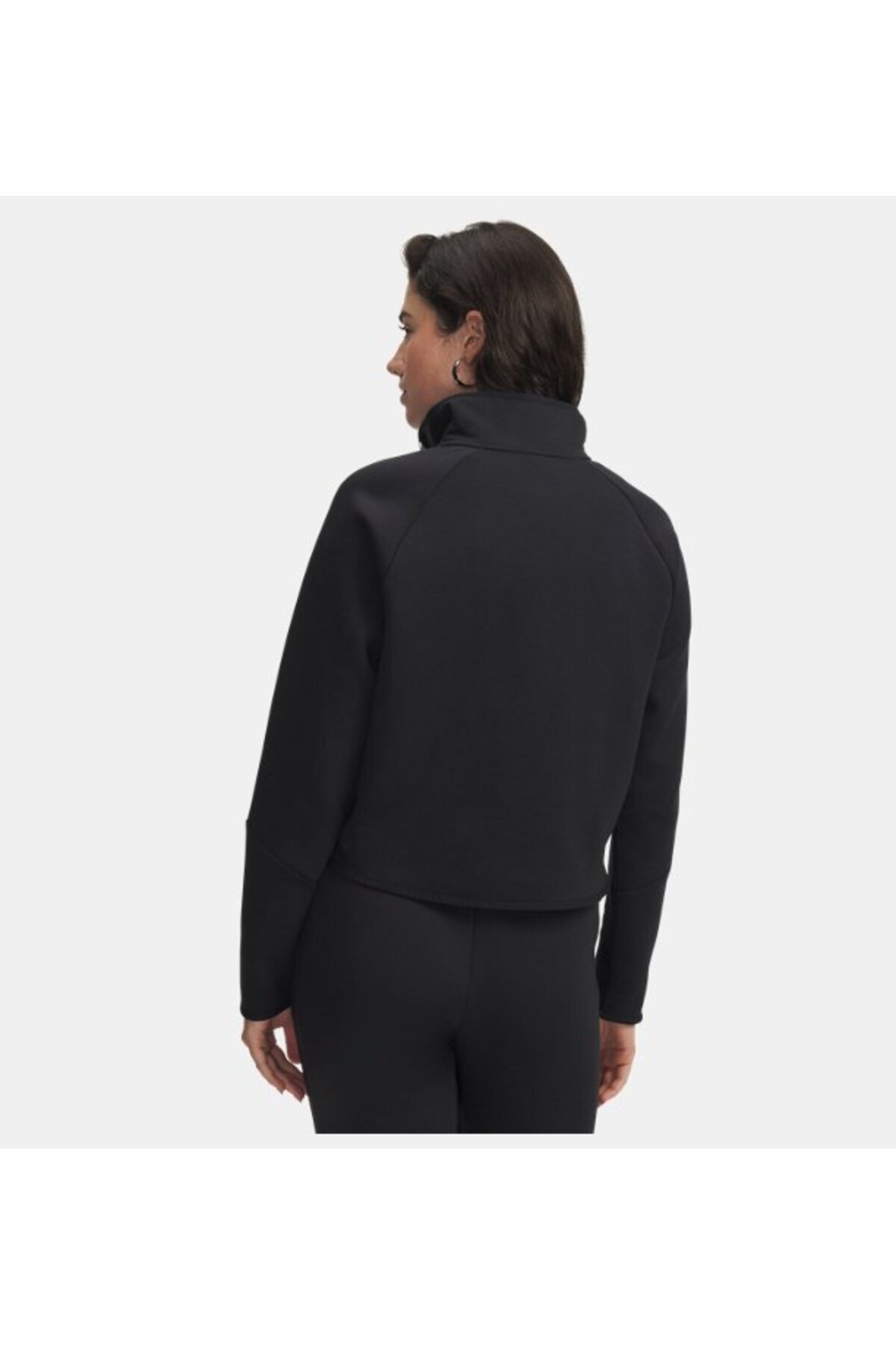Under Armour Kadın UA Unstoppable Fleece Yarım Fermuarlı Sweatshirt 6003671-005 görsel 2