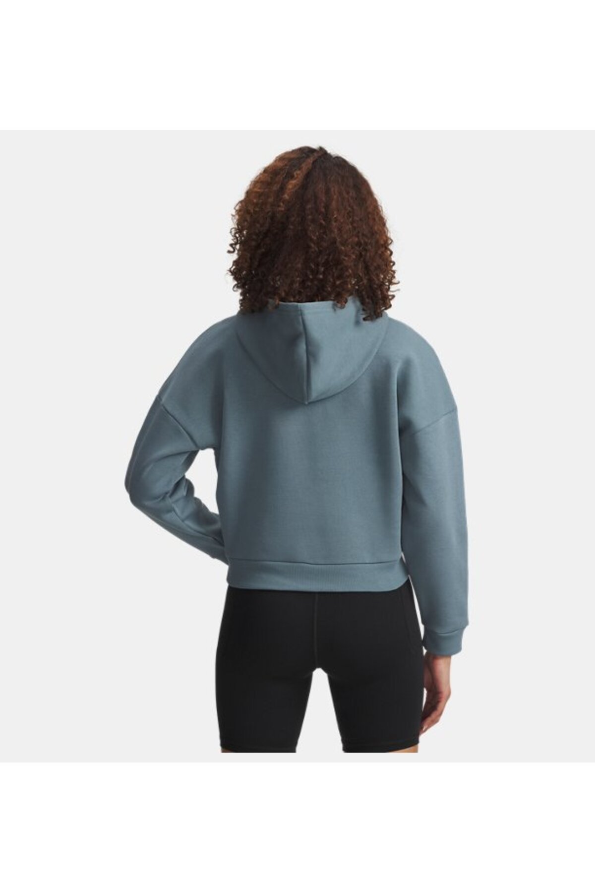 Under Armour Kadın UA Rival Fleece Piped Yarım Fermuarlı Kapüşonlu