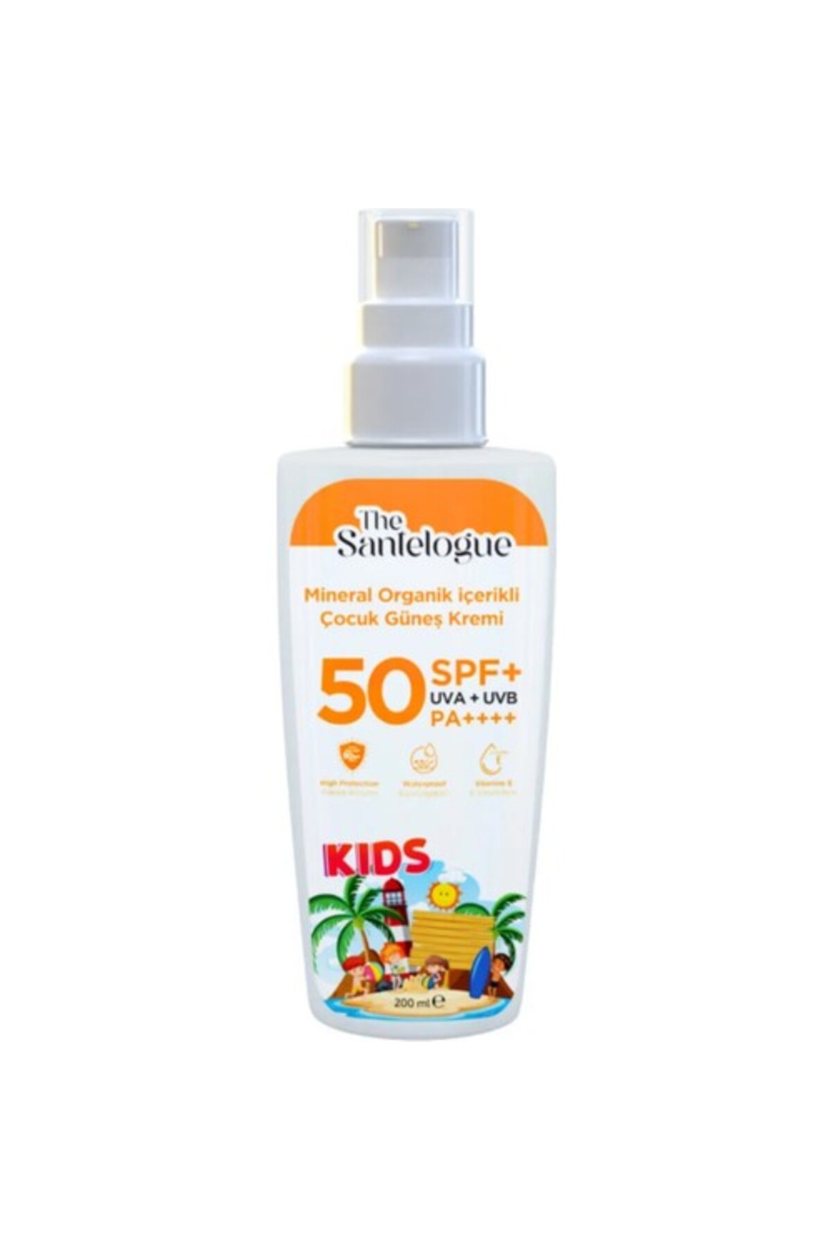 The Santelogue Organik Güneş Kremi Kids Spf50+ 200 Ml fotoğrafı 4 (önizleme)