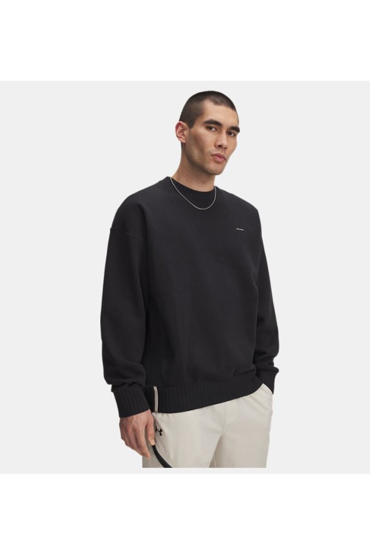 آندر آرمور سویشرت مردانه UA Icon Heavy Rib Crew مدل 6003939-004