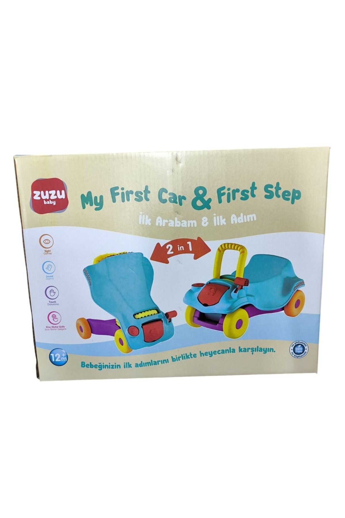Zuzu Toys Yürümeye Yardımcı İlk Arabam & İlk Adım 4113