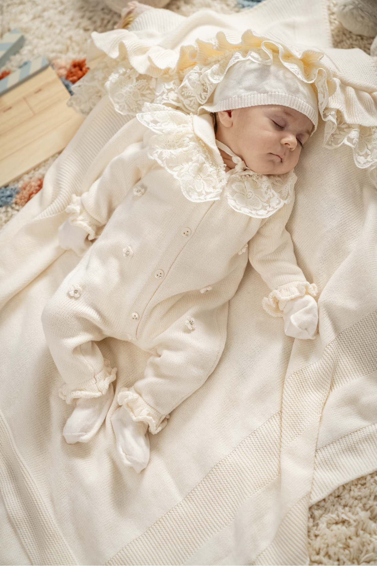 Mert Baby Daisy Triko 5'li Organik Hastane Çıkış Seti Papatya Çiçekli %100 Pamuk Yenidoğan Kız Bebek fotoğrafı 3 (önizleme)