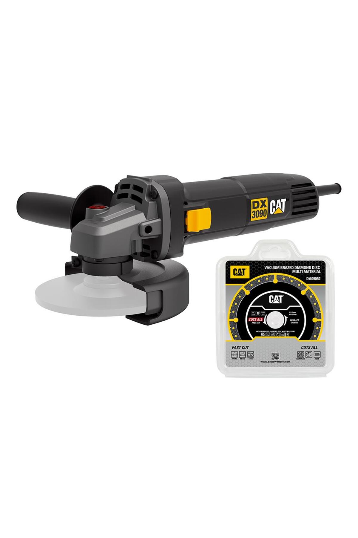 Cat DX3090 720Watt 125mm Profesyonel Avuç Taşlama + DA09052 Genel