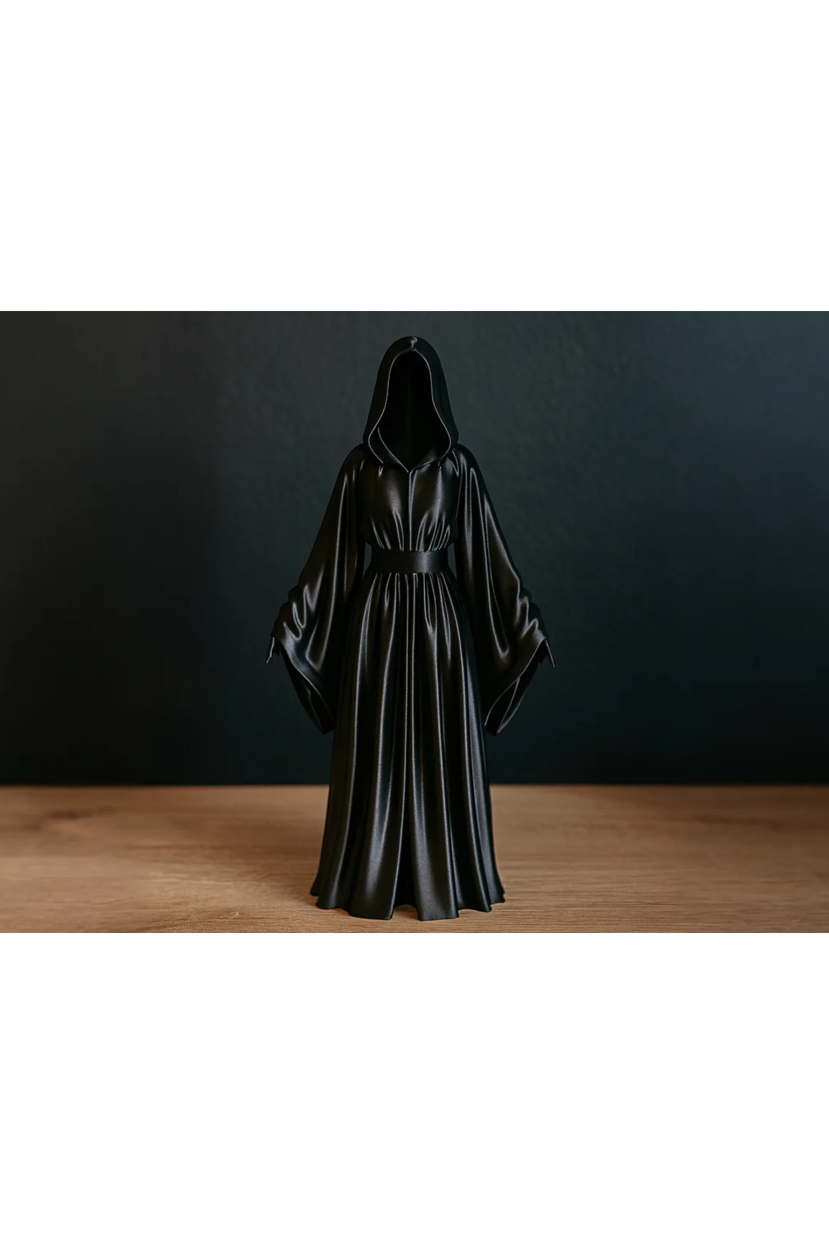 Yüzsüz Ölüm Kadın Tealight Mumluk - Özel Tasarım Maker 3D Baskı 23 CM