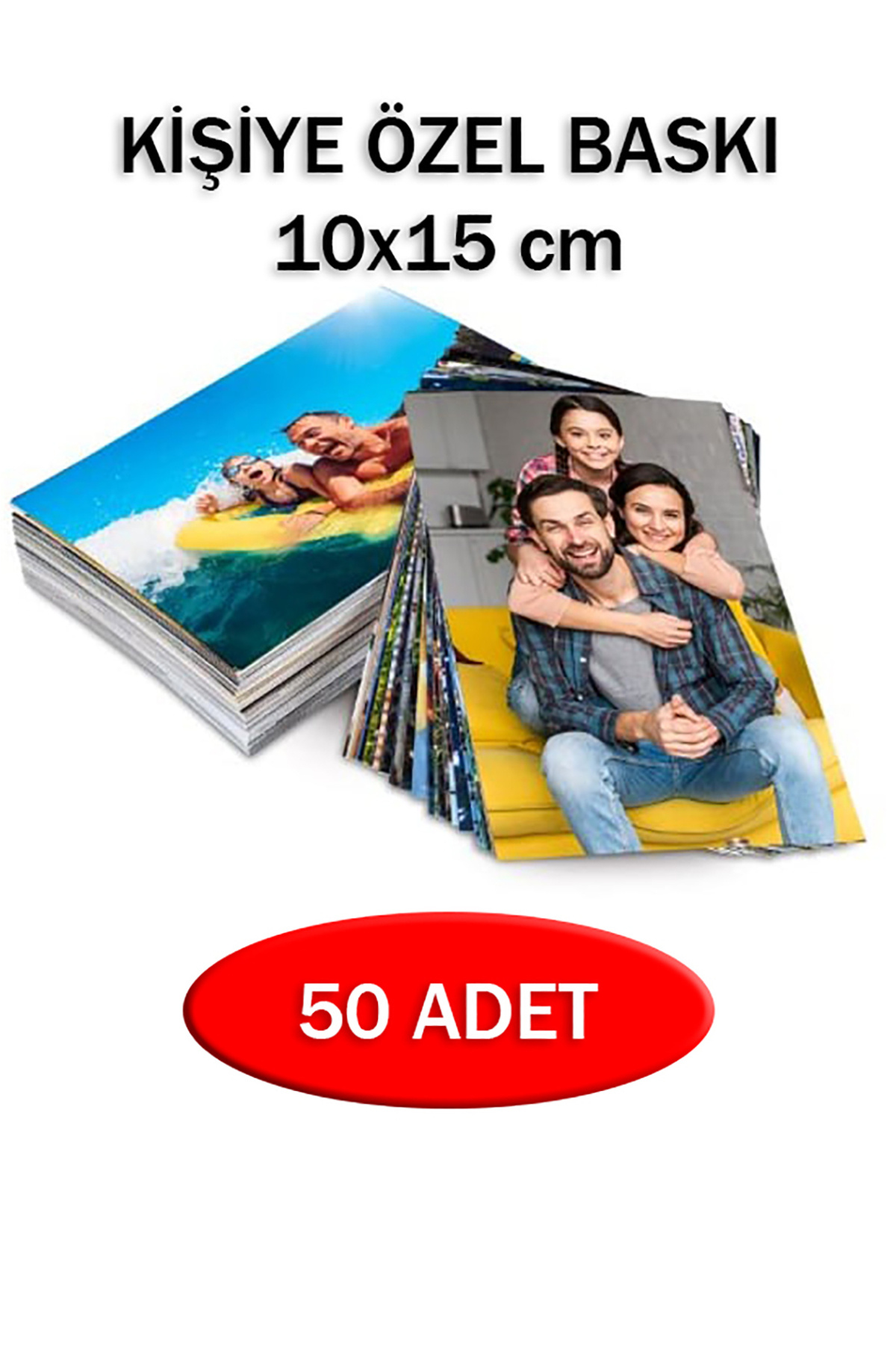 GAF Yapım Fotoğraf Baskı 50 Adet ( Kişiye Özel )