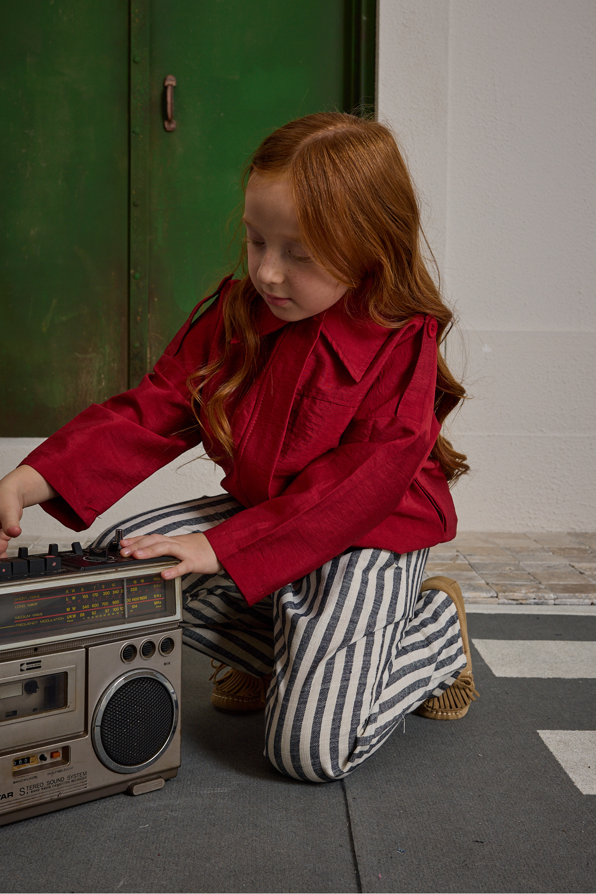 Fahhar Kids Apoletli Bomb Ceket Kırmızı fotoğrafı 6 (önizleme)